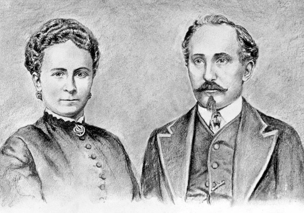 Adam och Sophie Opel 1868