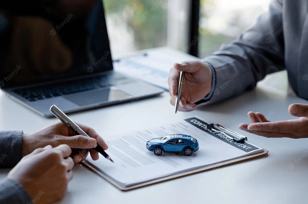 Utarbeta ett bilförsäljningsavtal