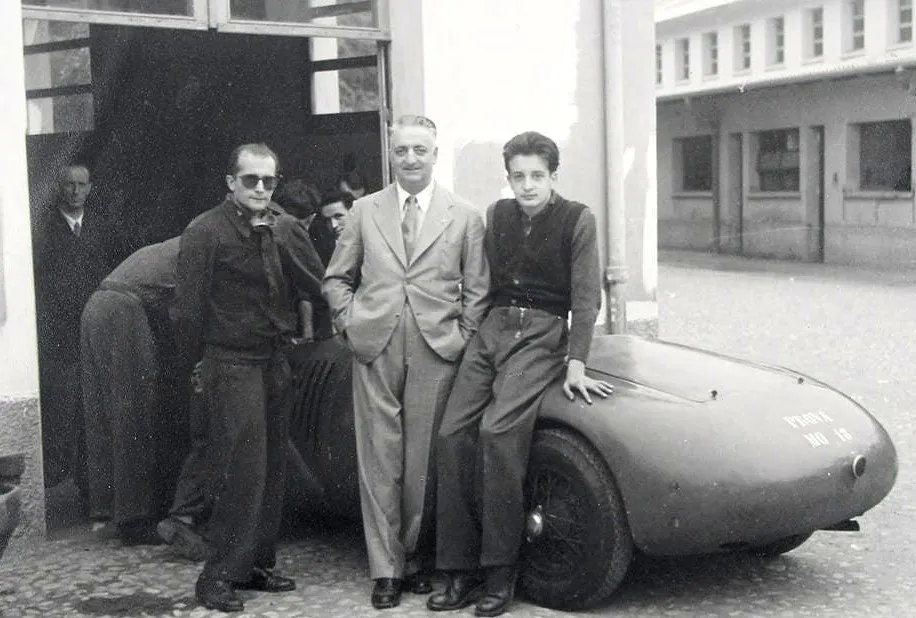 Enzo och Dino Ferrari 1947
