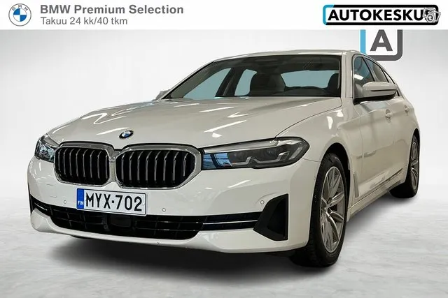 BMW 520 520 G30 Sedan 520d A xDrive MHEV Business *Lisälämmitin / Aktiivi vakkari / Navi / Nahka * - BPS vaihtoautotakuu 24 kk Image 1